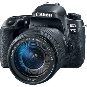 Canon EOS 77D DSLR Camera with 18-135mm USM