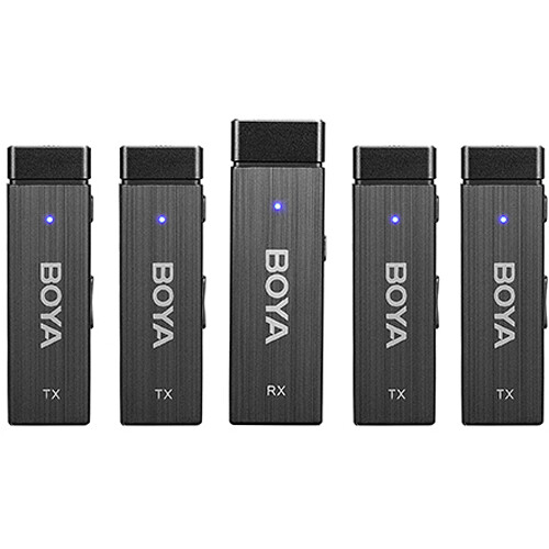 BOYA BY-W4 Ultracompact 4-Person Wireless Microphone