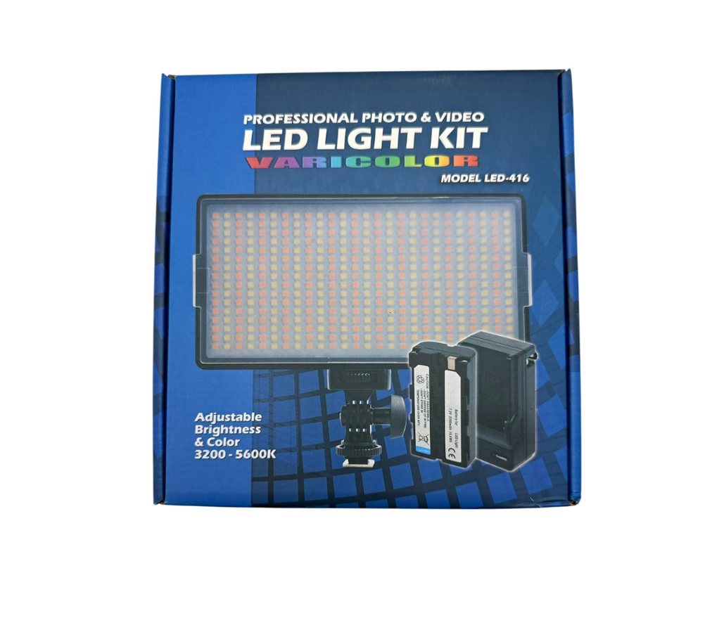 Professional Photo & Video Led Light Kit (416)