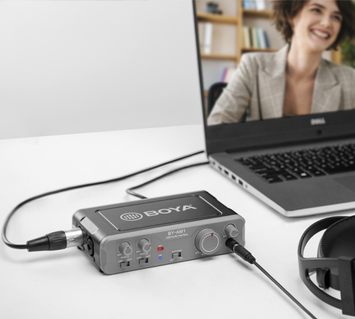 BOYA BY-AM1 Dual-Channel Audio Mixer